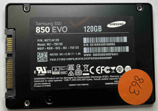 SAMSUNG MZ-75E120 MZ7LN120 (863) SSD for Sale