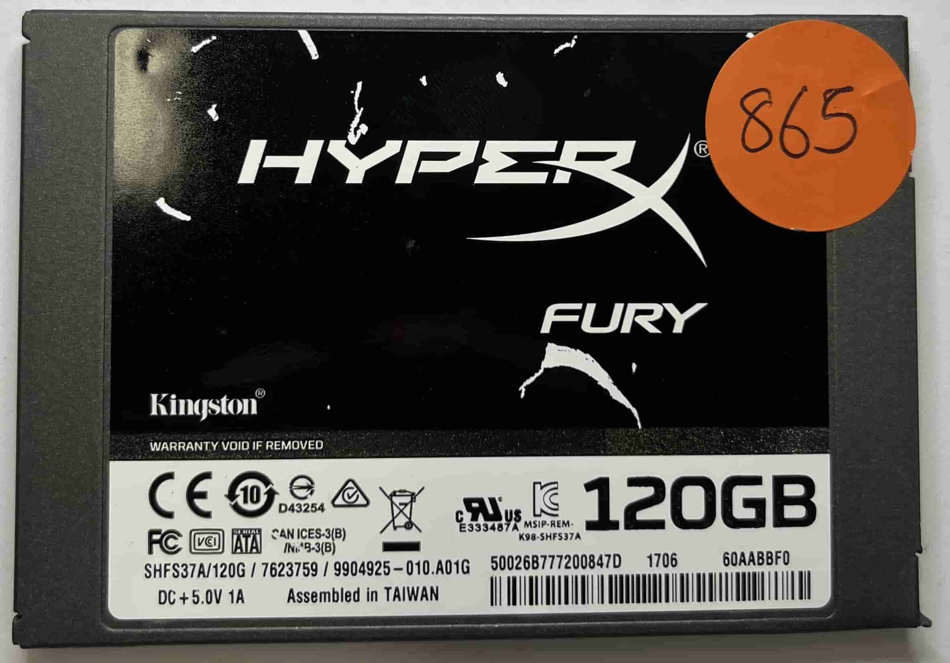 KINGSTON SHFS37A120G (865) SSD for Sale