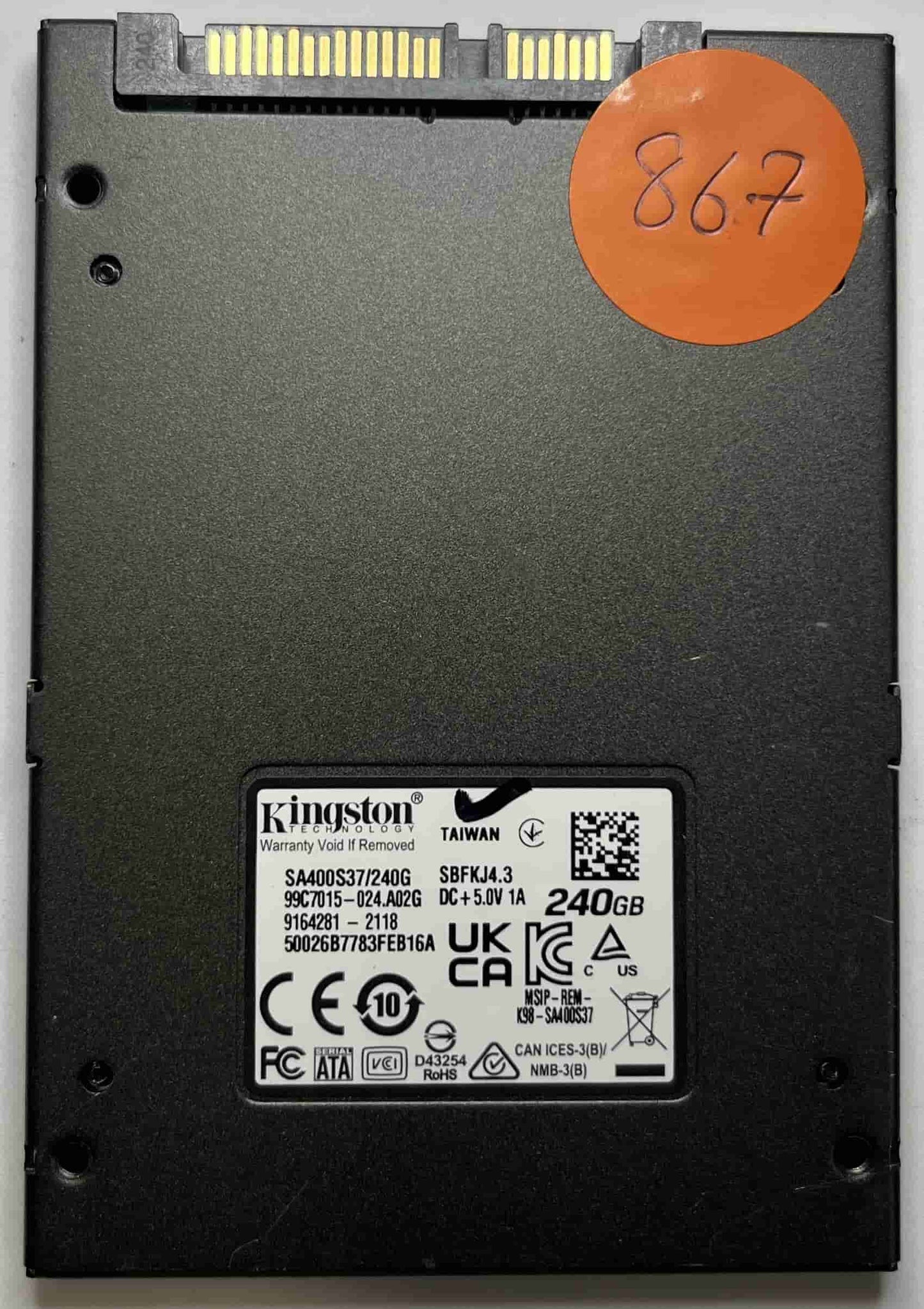 KINGSTON SA400S37240G (867) SSD for Sale