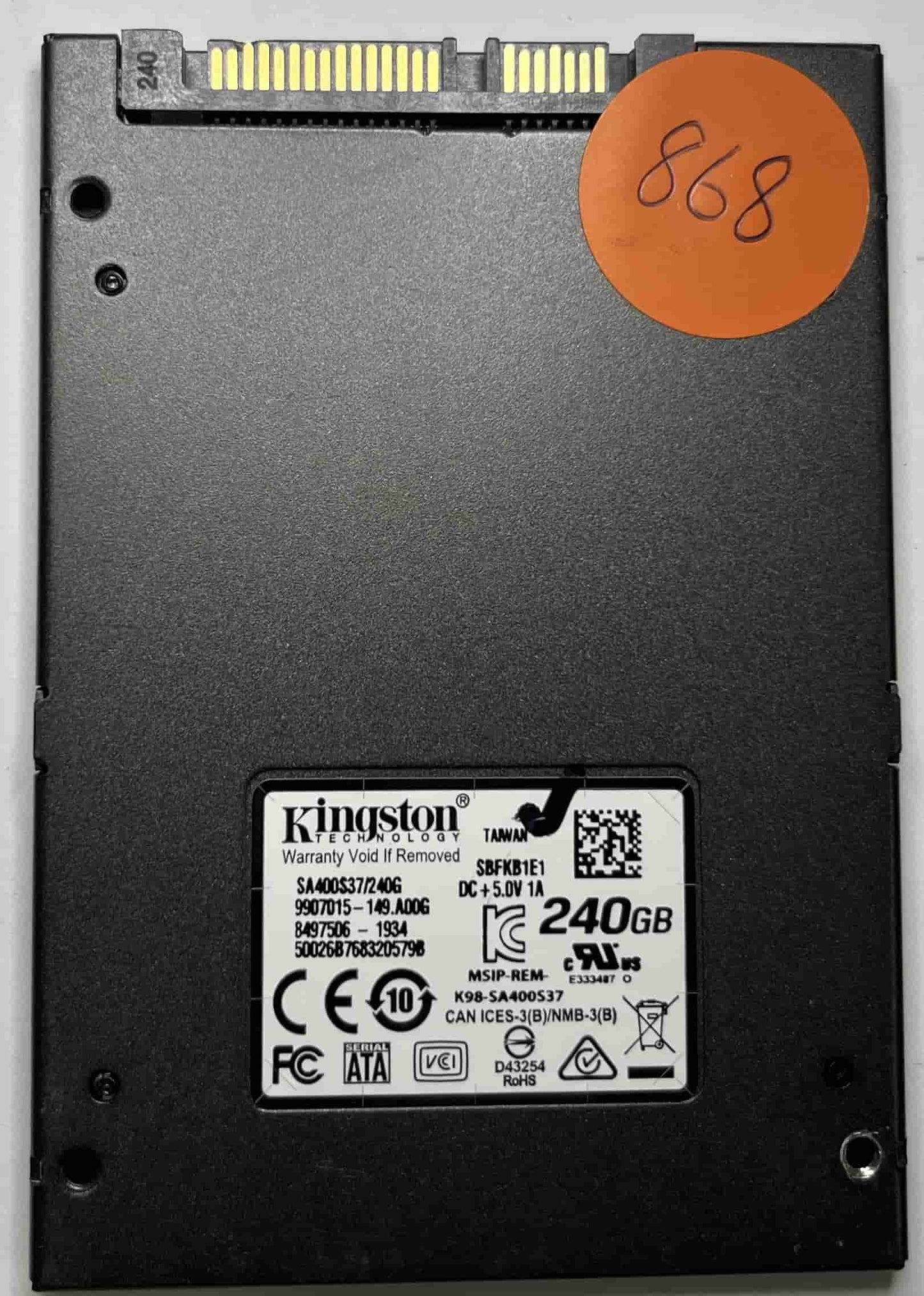 KINGSTON SA400S37240G (868) SSD for Sale