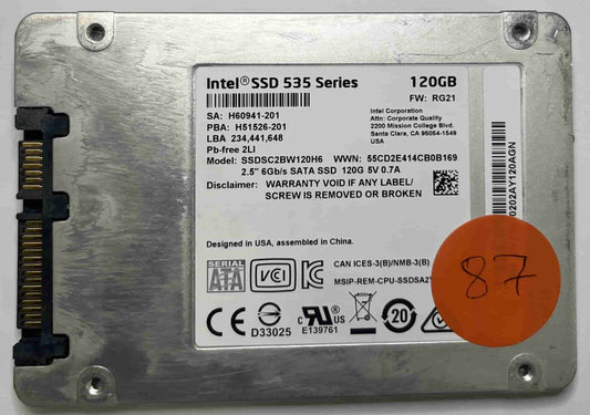 INTEL SSDSC2BW120H6 (87) SSD for Sale