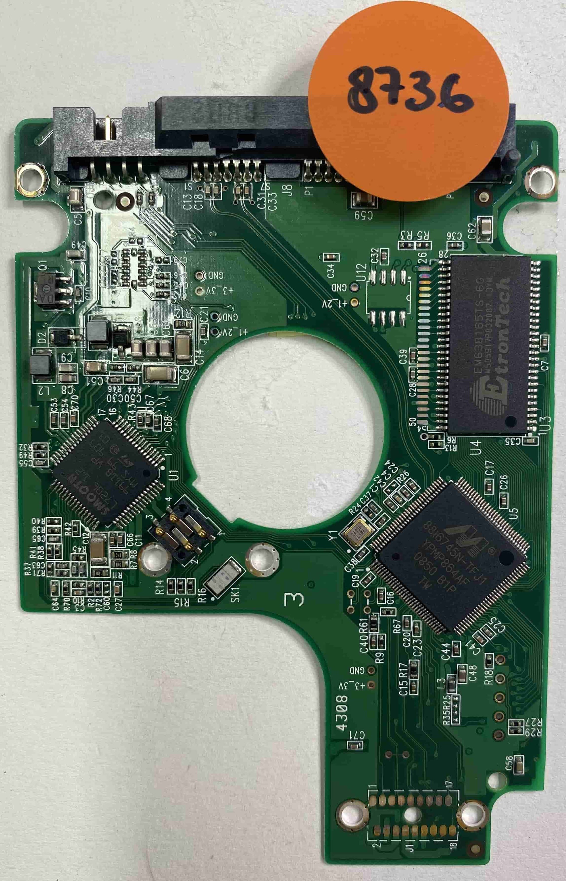Western Digital WD2500BEVT-00ZCT0 2060-701499-005 REV P1  PCB for Sale