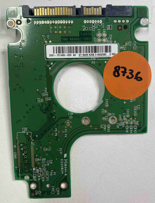 Western Digital WD2500BEVT-00ZCT0 2060-701499-005 REV P1  PCB for Sale