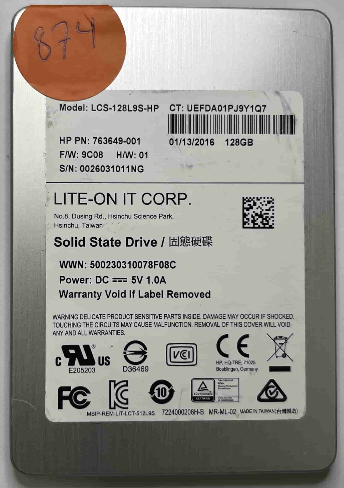 LITEONIT LCS-128L9S-HP (874) SSD for Sale