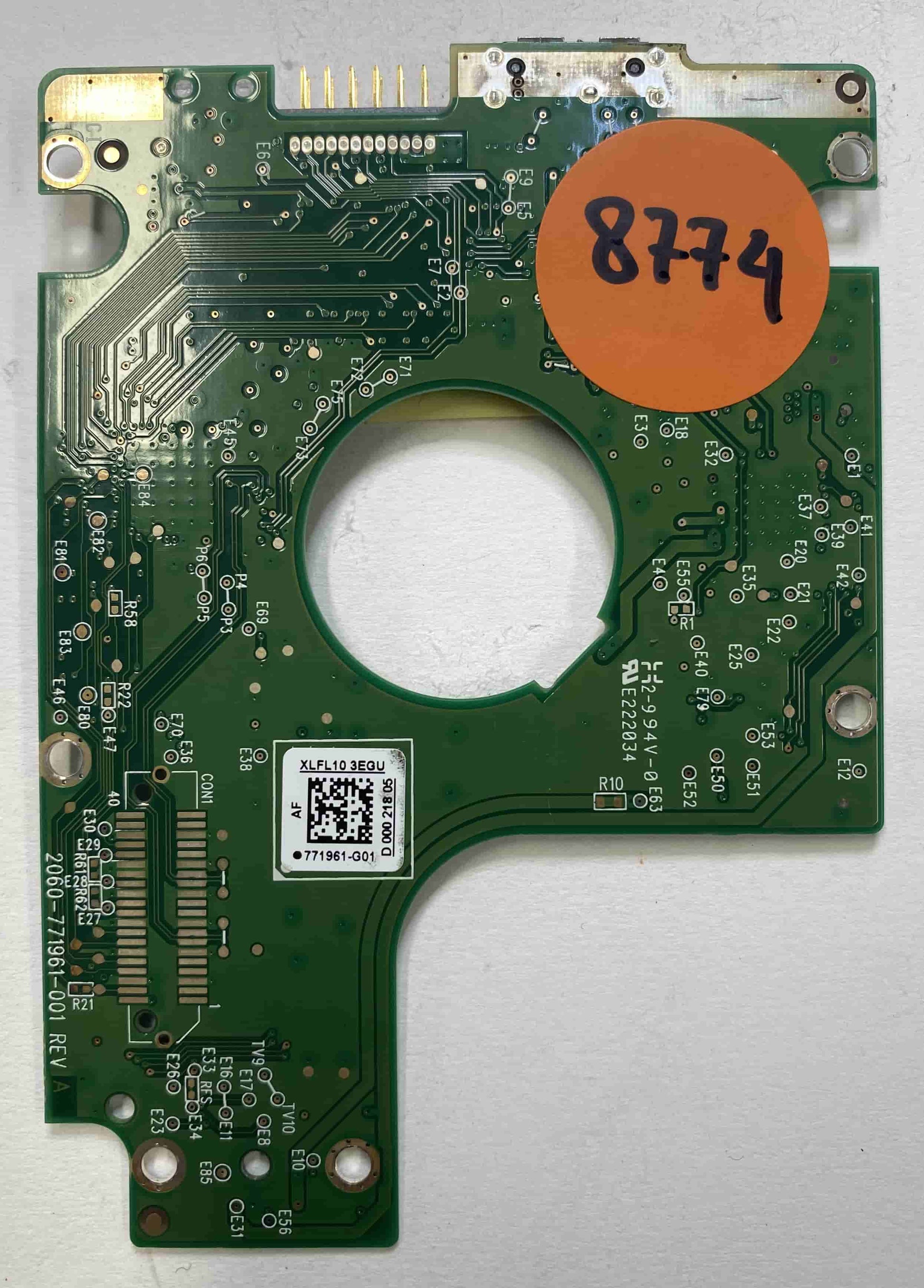 Western Digital WD10JMVW-11AJGS2 2060-771961-001 REV A  PCB for Sale