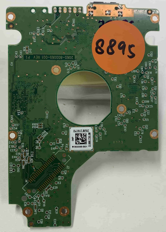 Western Digital WD10SMZW-11Y0TS0 2060-800069-001 REV P1 WXG1A18A9509 PCB for Sale