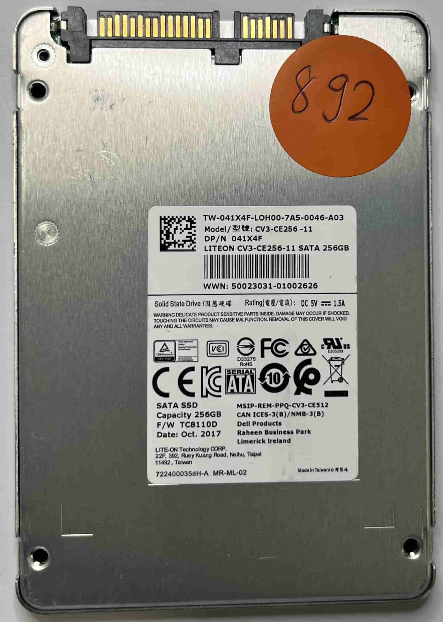 LITEON CV3-CE256-11 (892) SSD for Sale