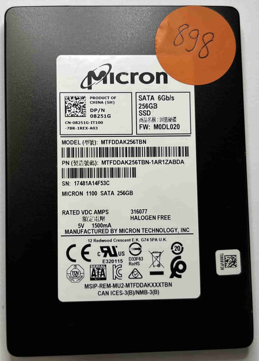 MICRON MTFDDAK256TBN MTFDDAK256TBN-1AR1ZABDA (898) SSD for Sale