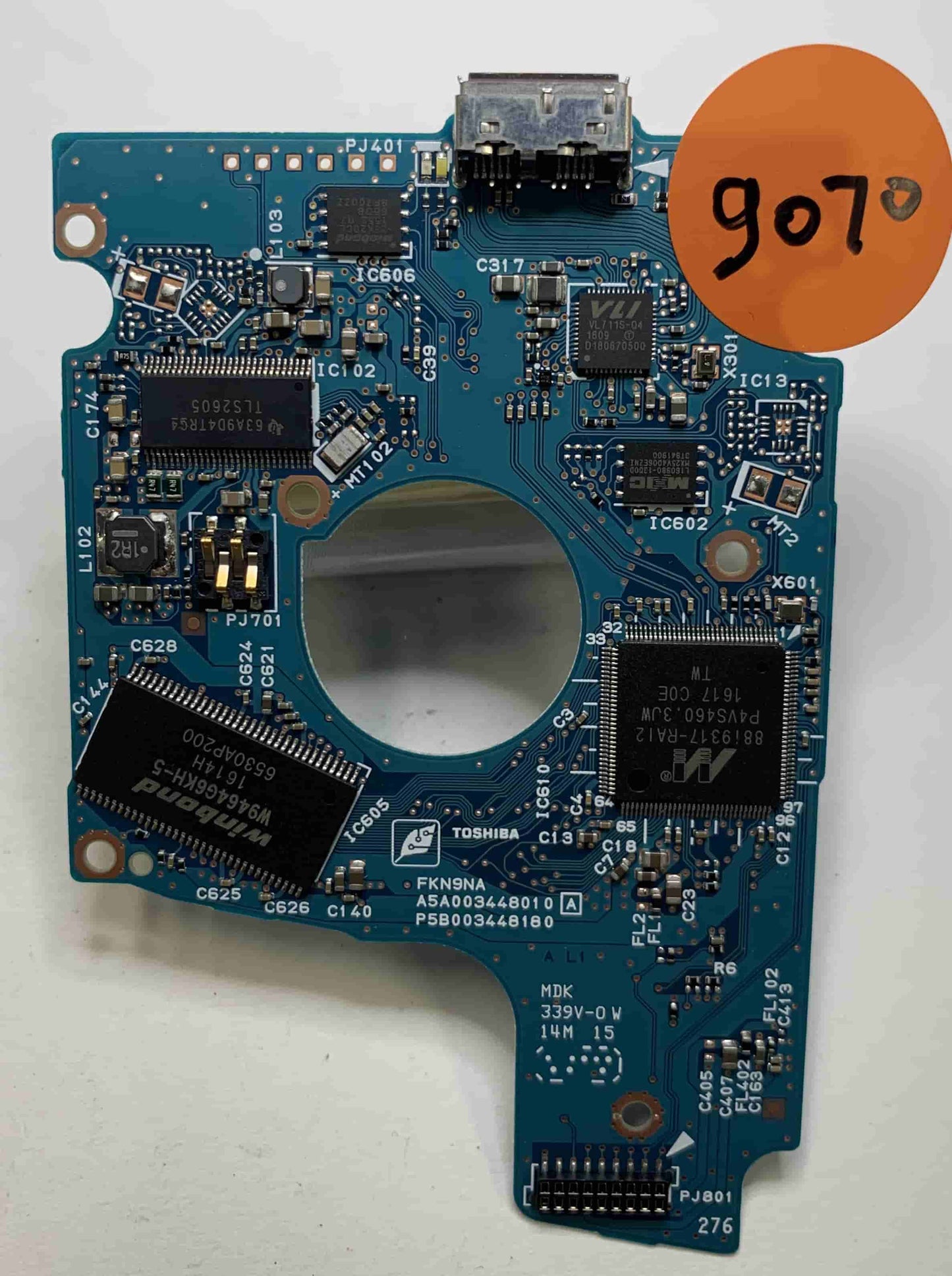 Toshiba MQ01UBD100 G3446A  PCB for Sale