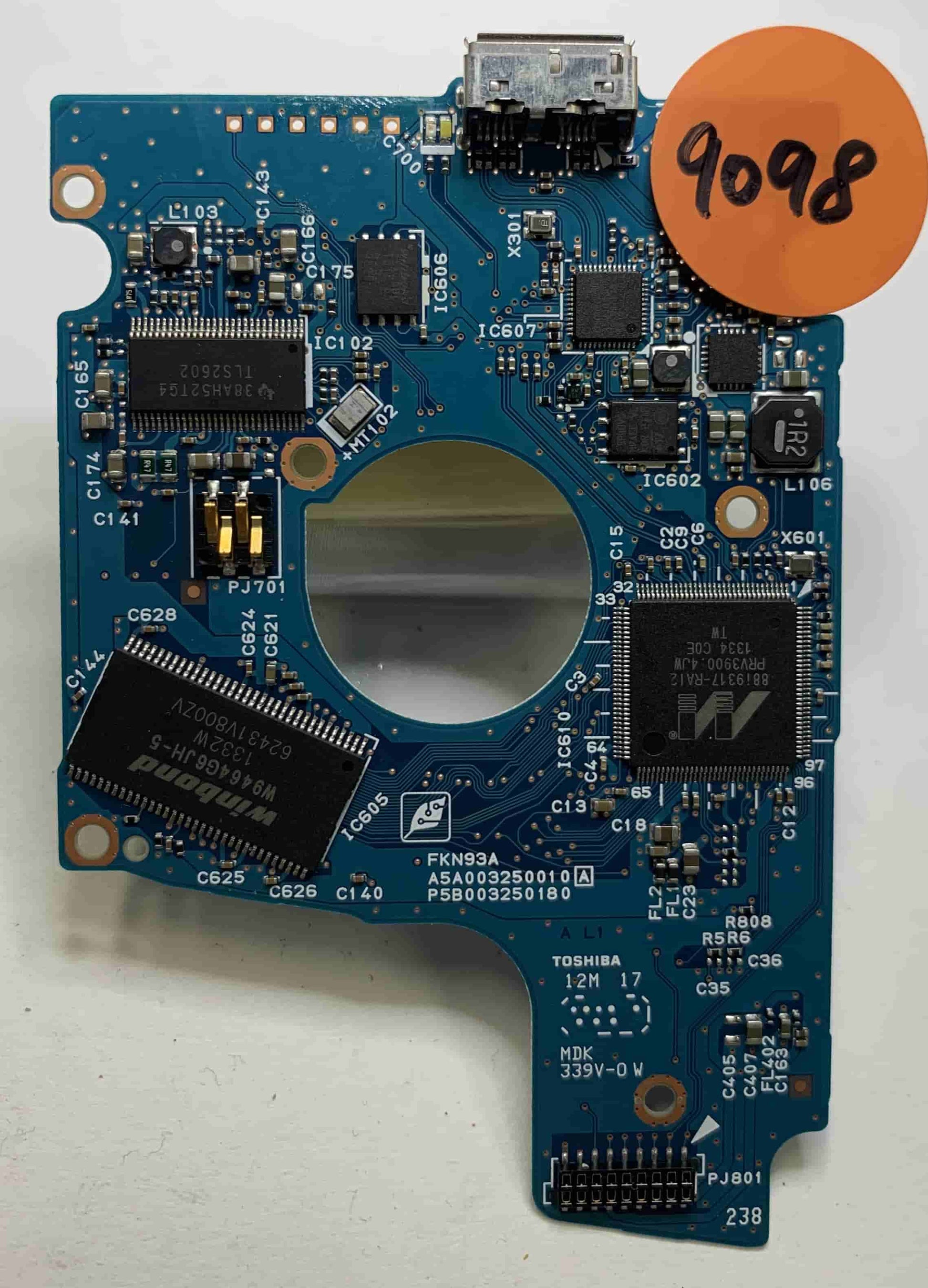 Toshiba MQ01UBD050 G003250A  PCB for Sale