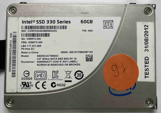 INTEL SSDSC2CT060A3 (91) SSD for Sale