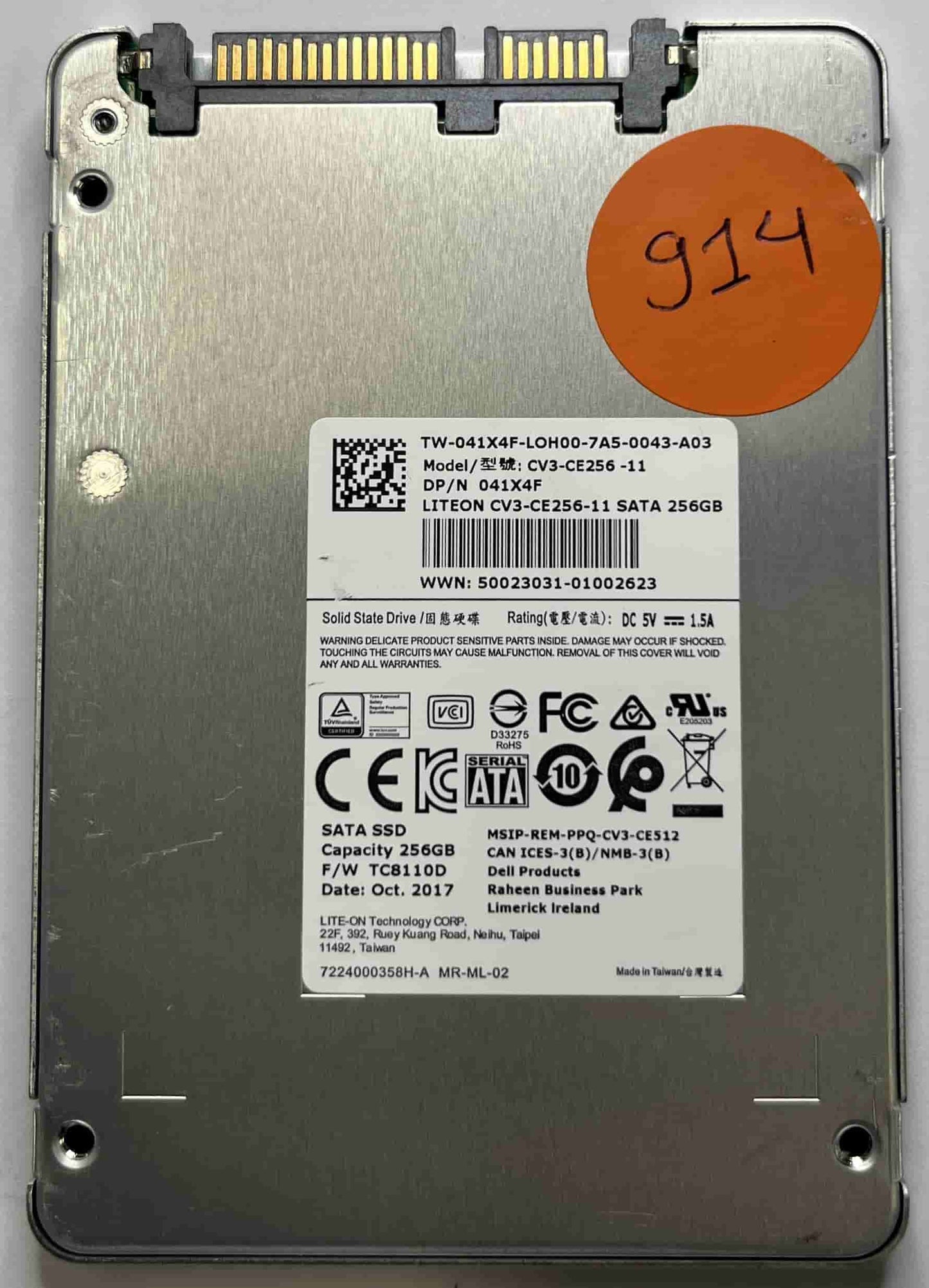 LITEON CV3-CE256-11 (914) SSD for Sale