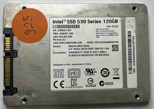 INTEL SSDSC2BW120A4 (925) SSD for Sale