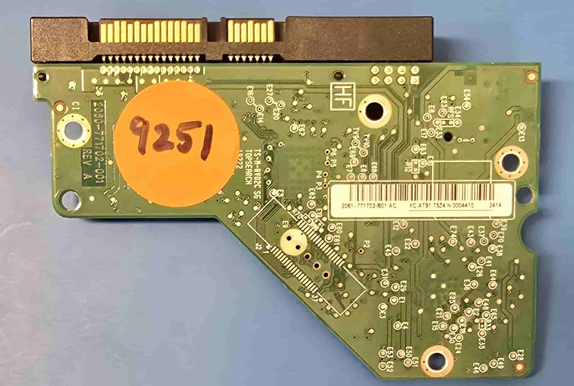 Western Digital WD1002FAEX-00Y9A0 2060-771702-001 REV A  PCB for Sale