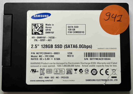 SAMSUNG MZ-7PC128D MZ7PC128HAFU-000D1 (941) SSD for Sale