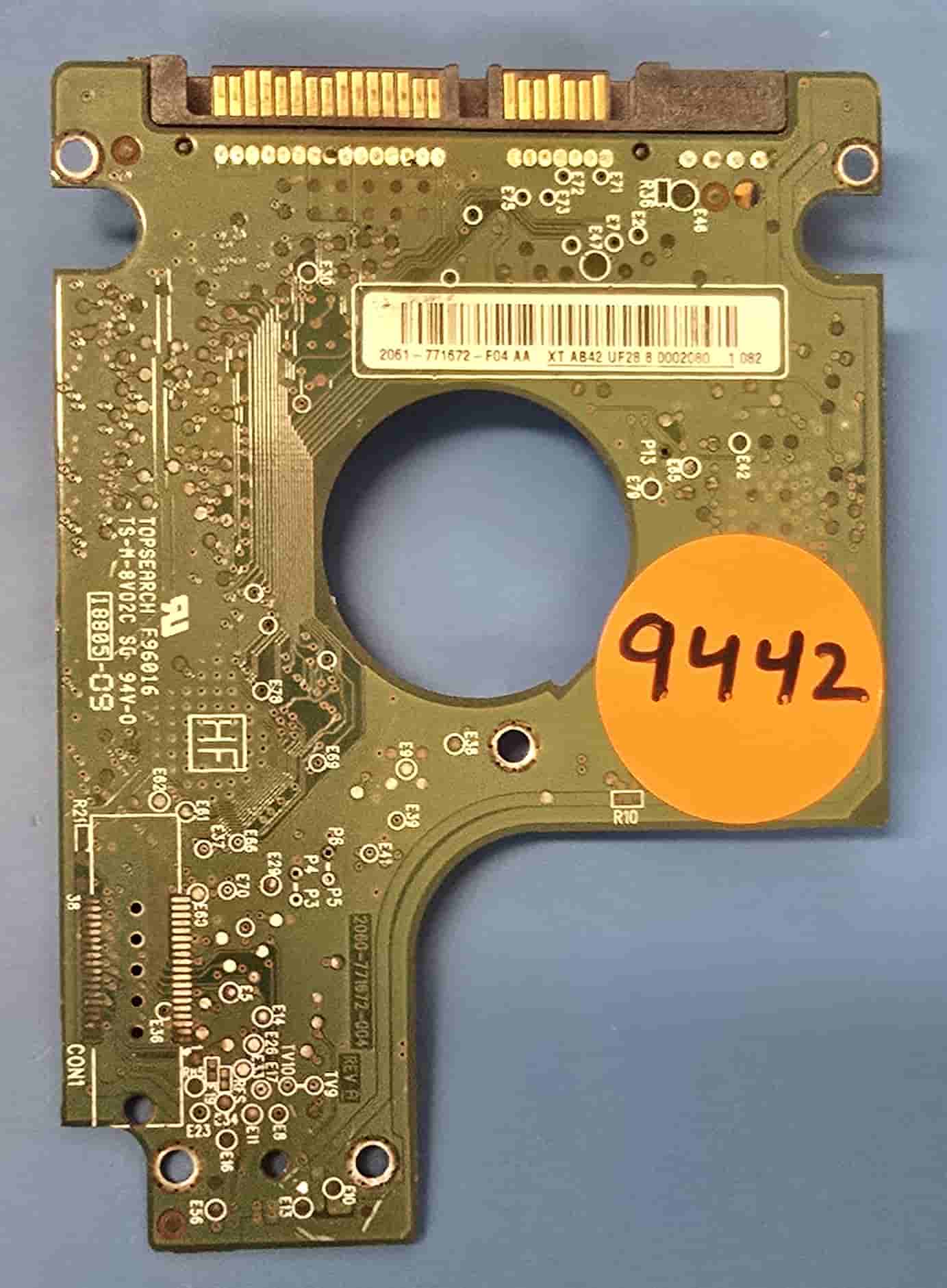 Western Digital WD5000BMVV-11GNWS0 2060-771672-004 REV A WD5000BMVV-11GNWS0 PCB for Sale