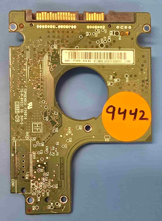 Western Digital WD5000BMVV-11GNWS0 2060-771672-004 REV A WD5000BMVV-11GNWS0 PCB for Sale