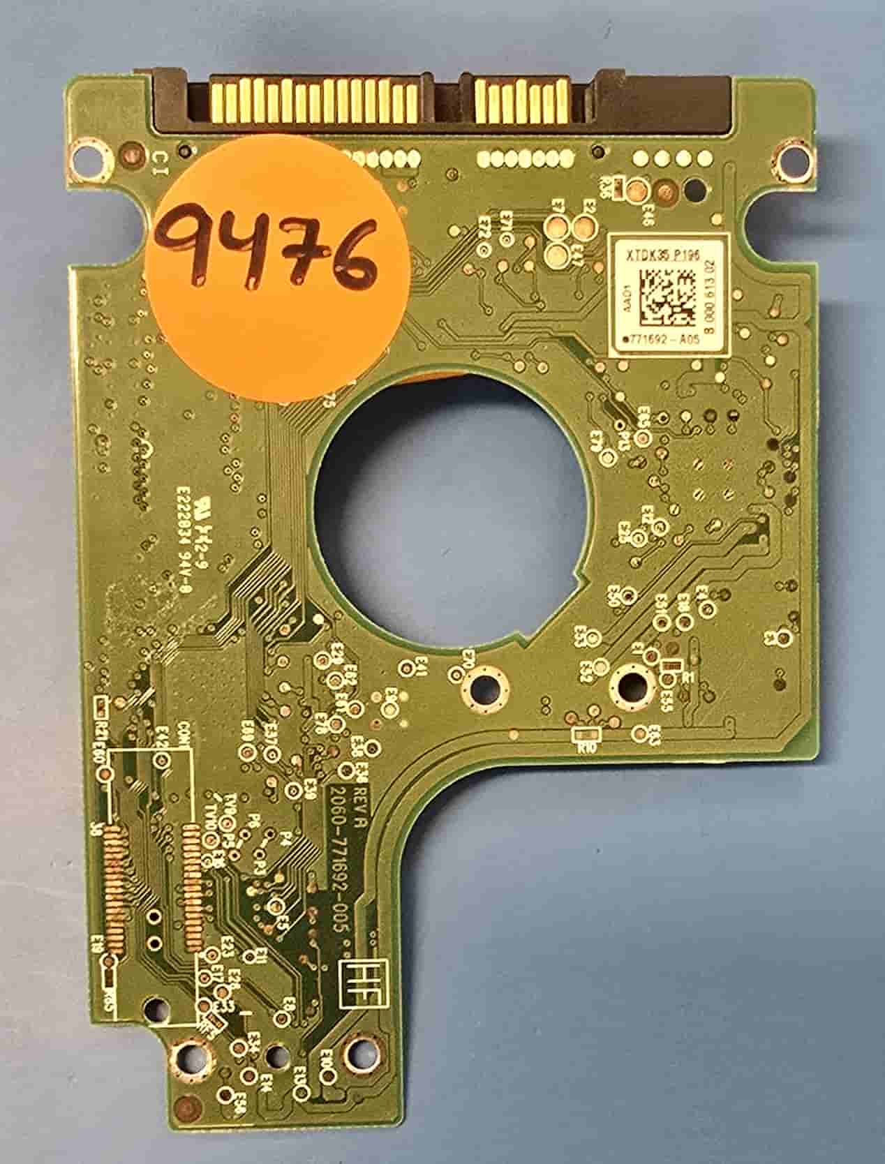 Western Digital WD10TPVT-00U4RT1 2060-771692-005 REV A  PCB for Sale