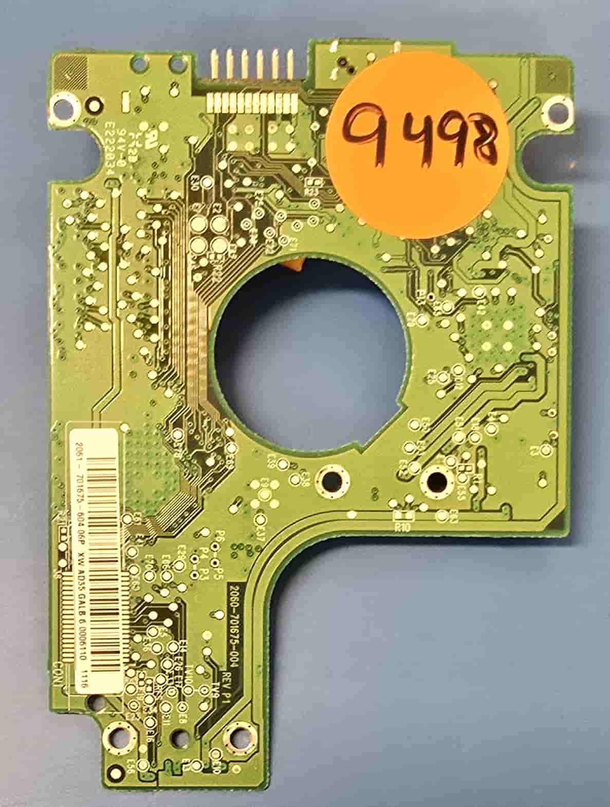 Western Digital WD5000BMVV-11GNWS0 2060-701675-004 REV P1 WD5000BMVV-11GNWS0 PCB for Sale