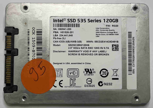 INTEL SSDSC2BW120H6 (95) SSD for Sale