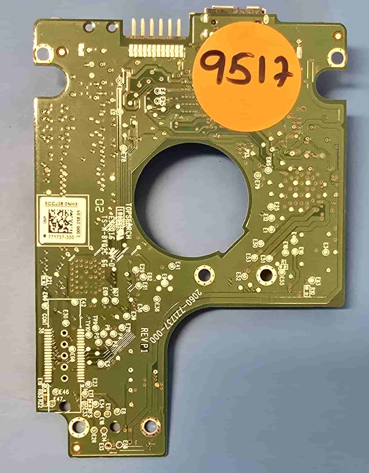 Western Digital WD5000BMVW-11AMCS0 2060-771737-000 REV P1  PCB for Sale