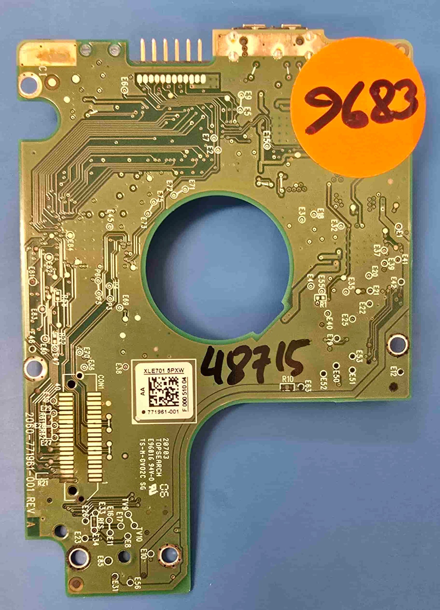Western Digital WD10JMVW-11AJGS1 2060-771961-001 REV A  PCB for Sale