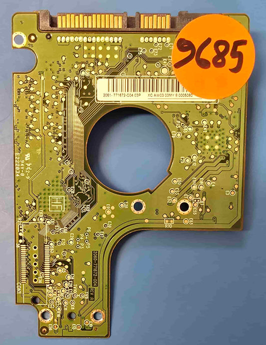 Western Digital WD10TPVT-00HT5T0 2060-771672-004 REV A  PCB for Sale