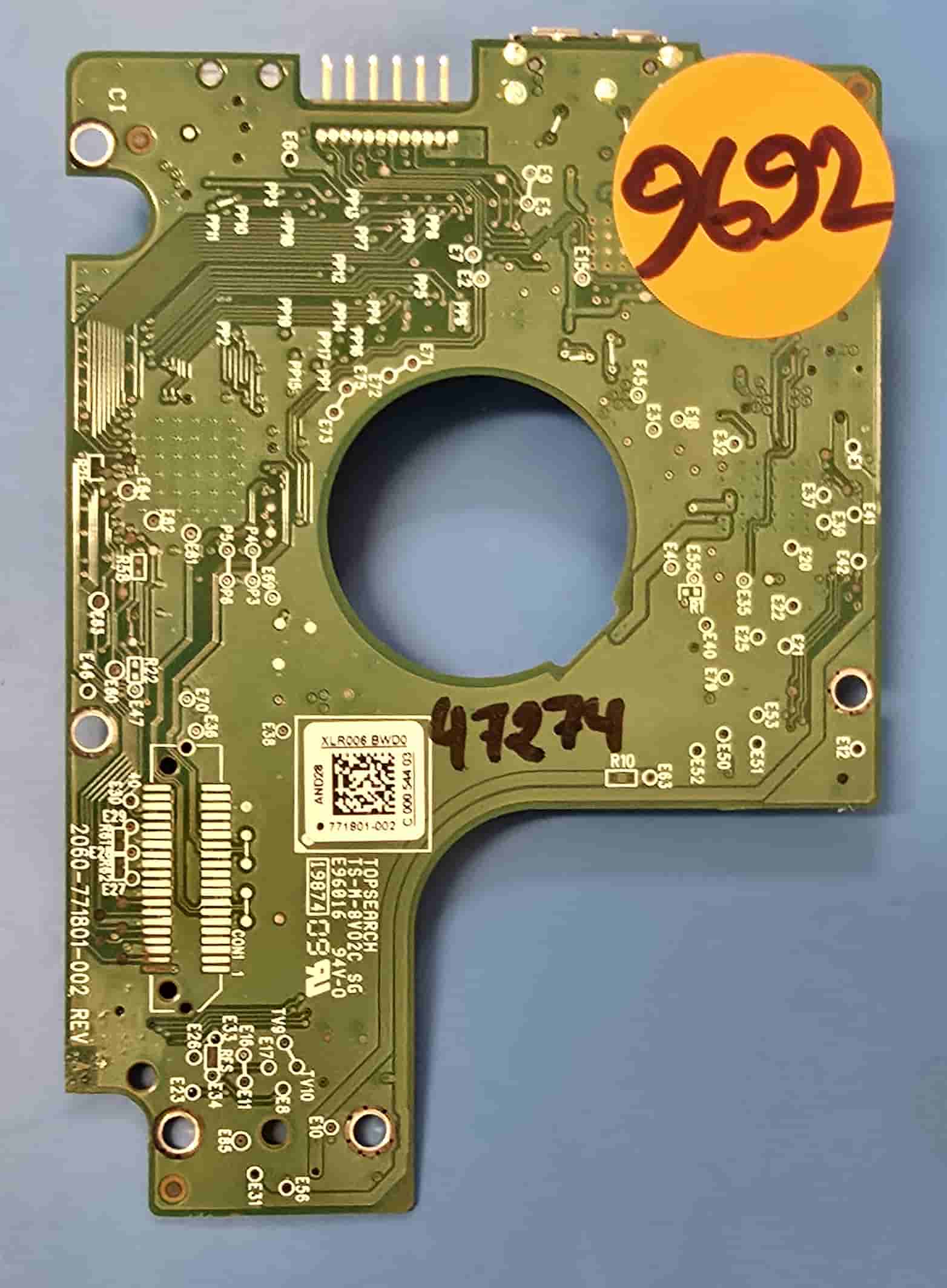 Western Digital WD10JMVW-11S5XS0 2060-771801-002 REV A  PCB for Sale
