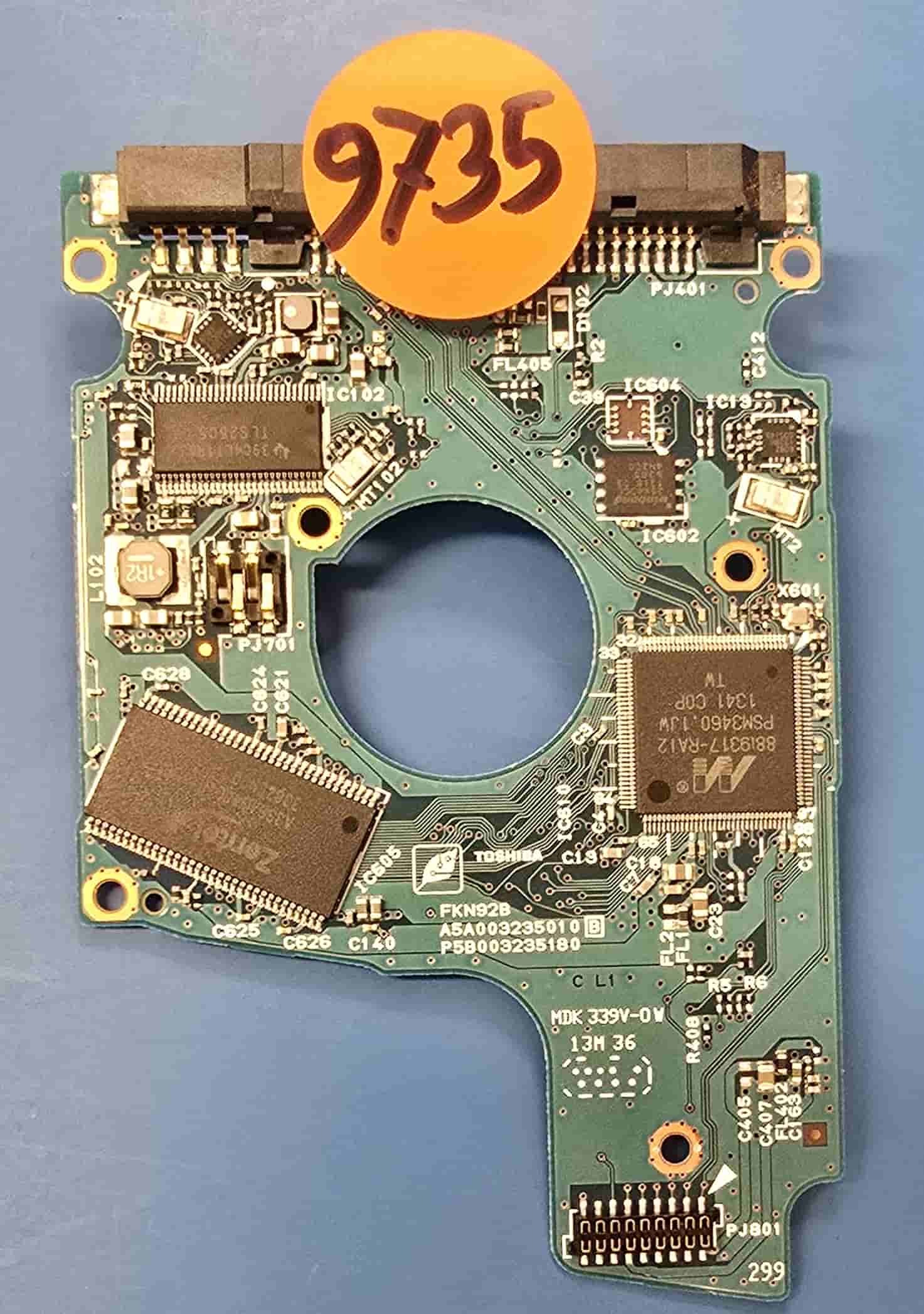 Toshiba MQ01ABD075 G003235C  PCB for Sale