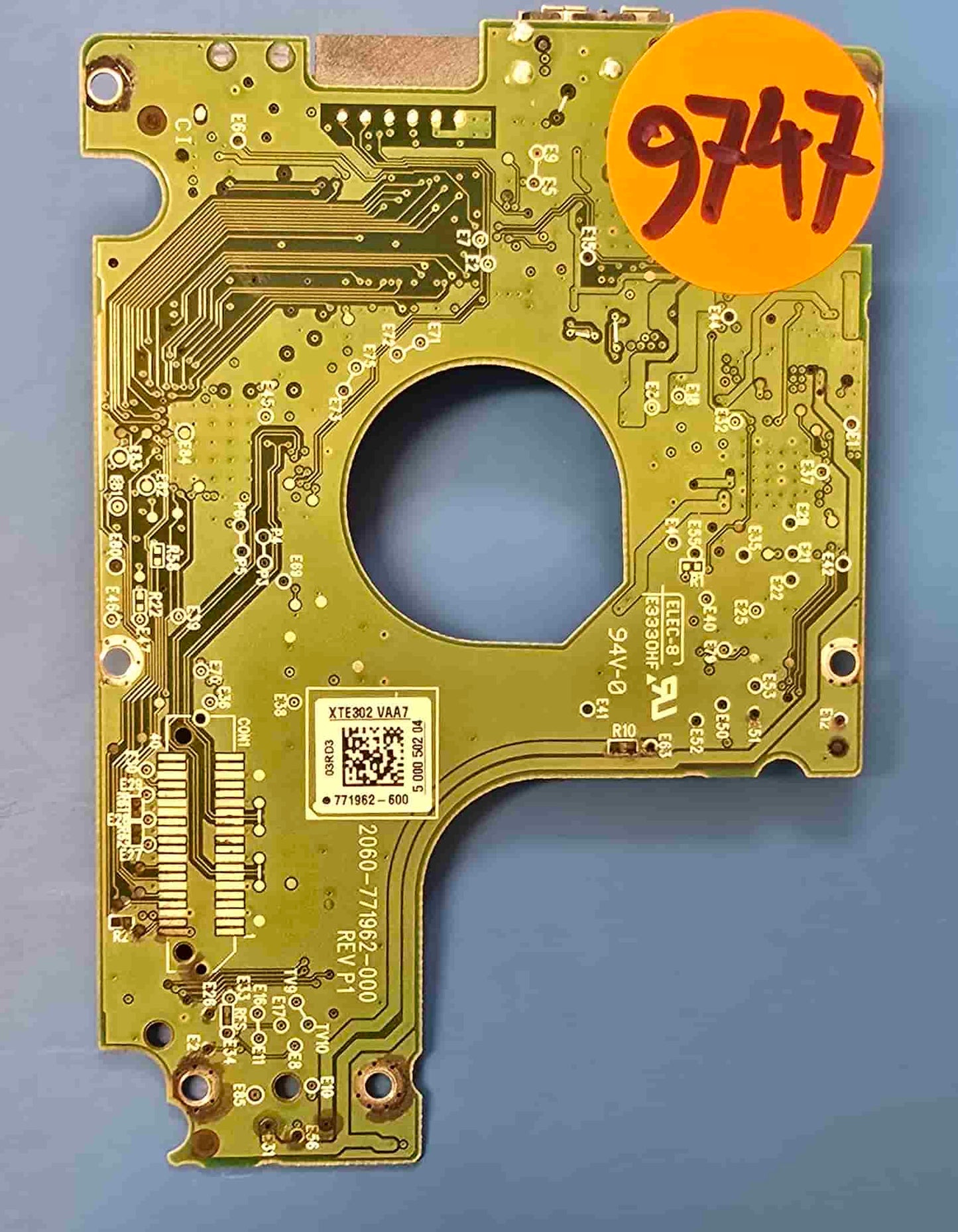 Western Digital WD5000LMVW-11VEDS6 2060-771962-000 REV P1  PCB for Sale