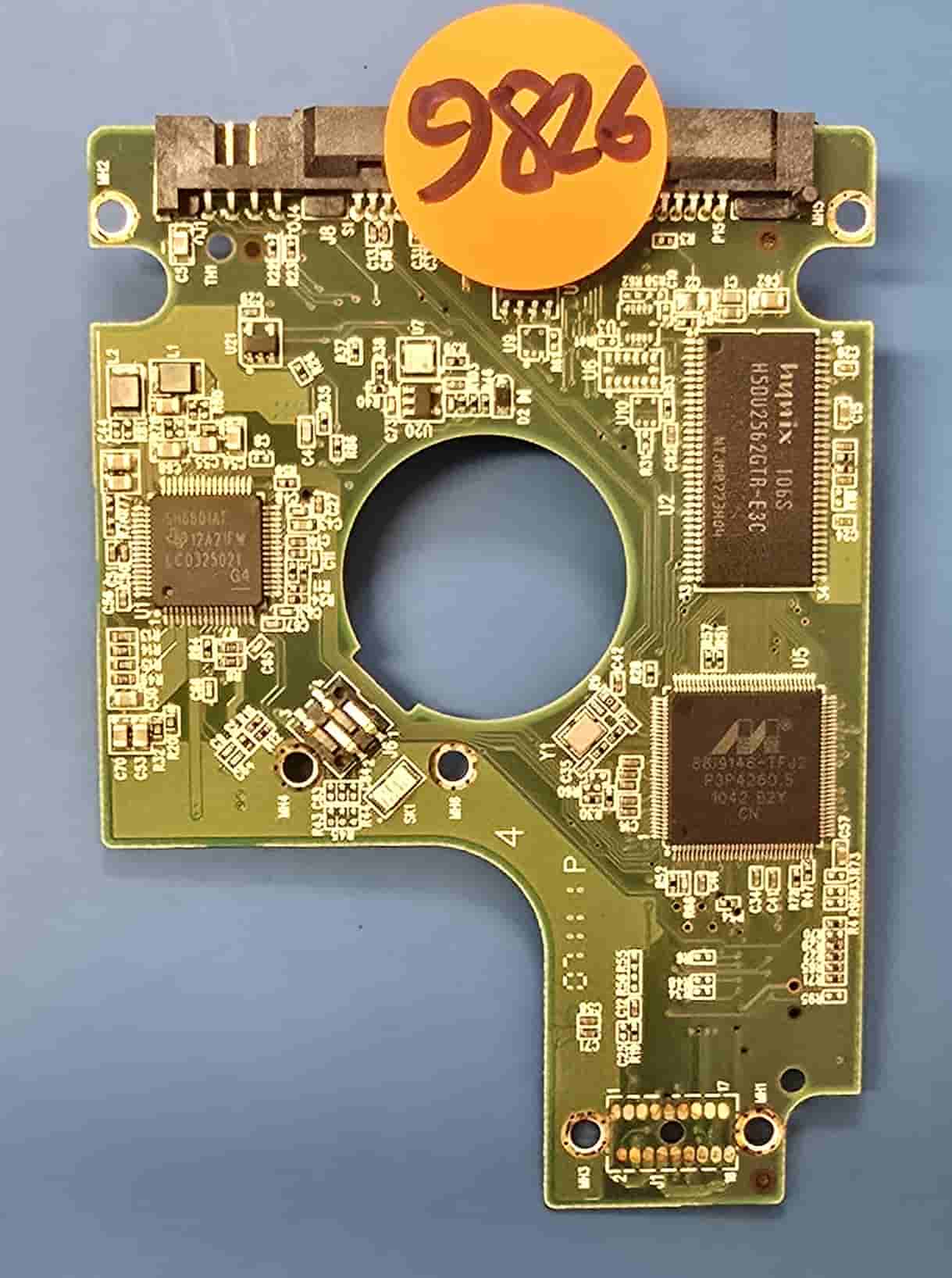 Western Digital WD7500BPVT-60HXZT1 2060-771692-002 REV P1 614985-001 PCB for Sale