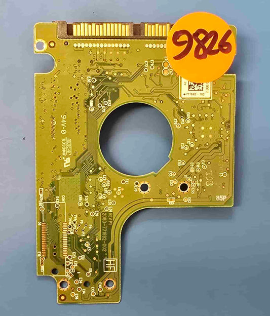Western Digital WD7500BPVT-60HXZT1 2060-771692-002 REV P1 614985-001 PCB for Sale