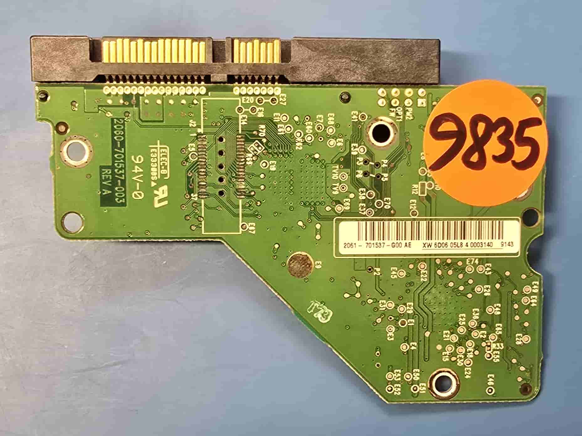 Western Digital WD1600AAJS-60B4A0 2060-701537-003 REV A 484052-001 PCB for Sale