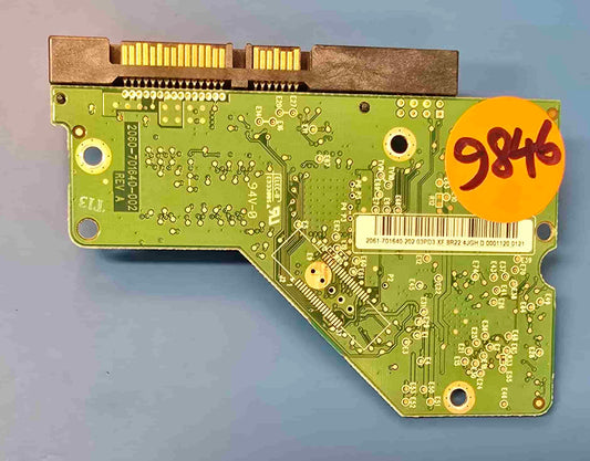 Western Digital WD10EADS-00M2B0 2060-701640-002 REV A  PCB for Sale