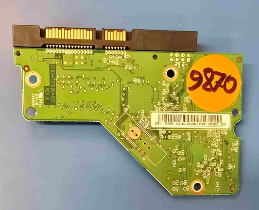 Western Digital WD3200AAJS-08L7A0 2060-701590-001 REV A 45J8276 PCB for Sale