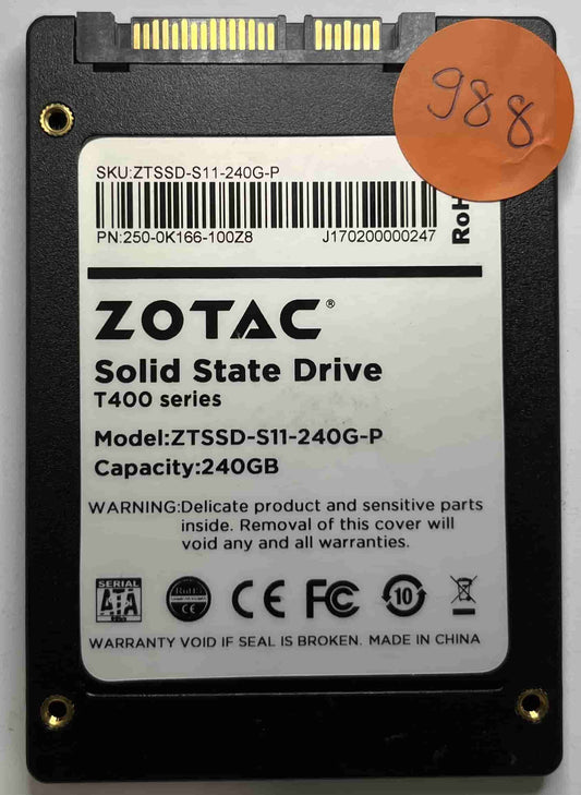 ZOTAC ZTSSD-S11-240G-P 250-0K166-100Z8 (988) SSD for Sale