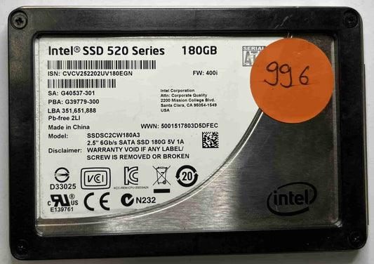 INTEL SSDSC2CW180A3 (996) SSD for Sale