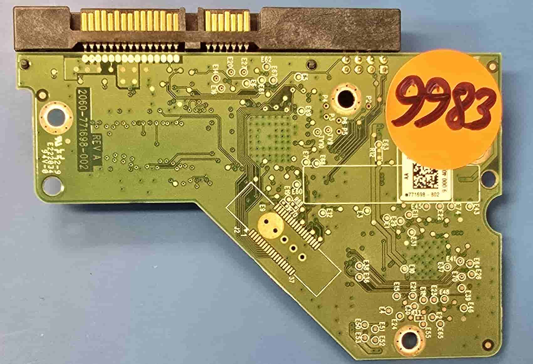 Western Digital WD30EZRX-00MMMB0 2060-771698-002 REV A  PCB for Sale