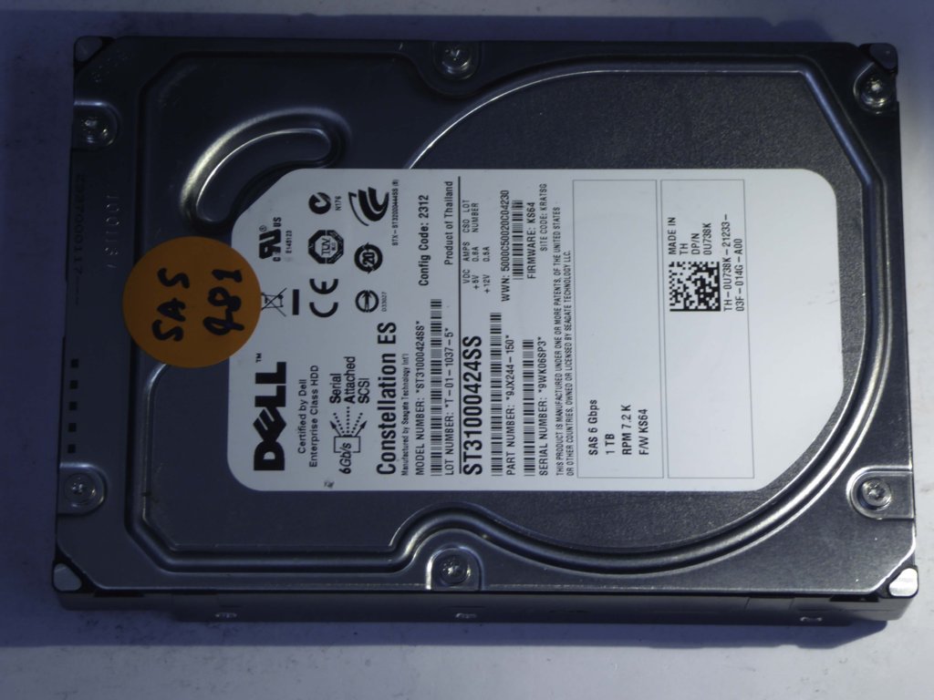 DELL ST31000424SS  9JX244-150 Drives