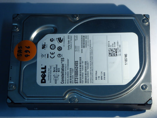 DELL ST31000424SS  9JX244-150 Drives