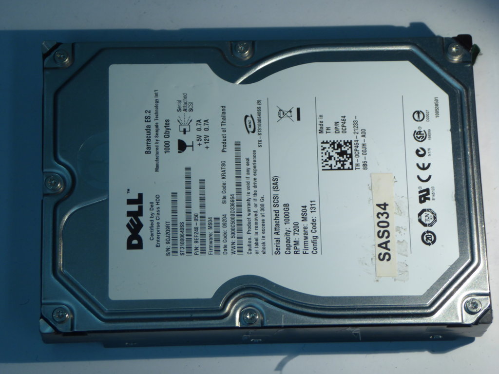 DELL ST31000640SS  9EF248-050 Drives