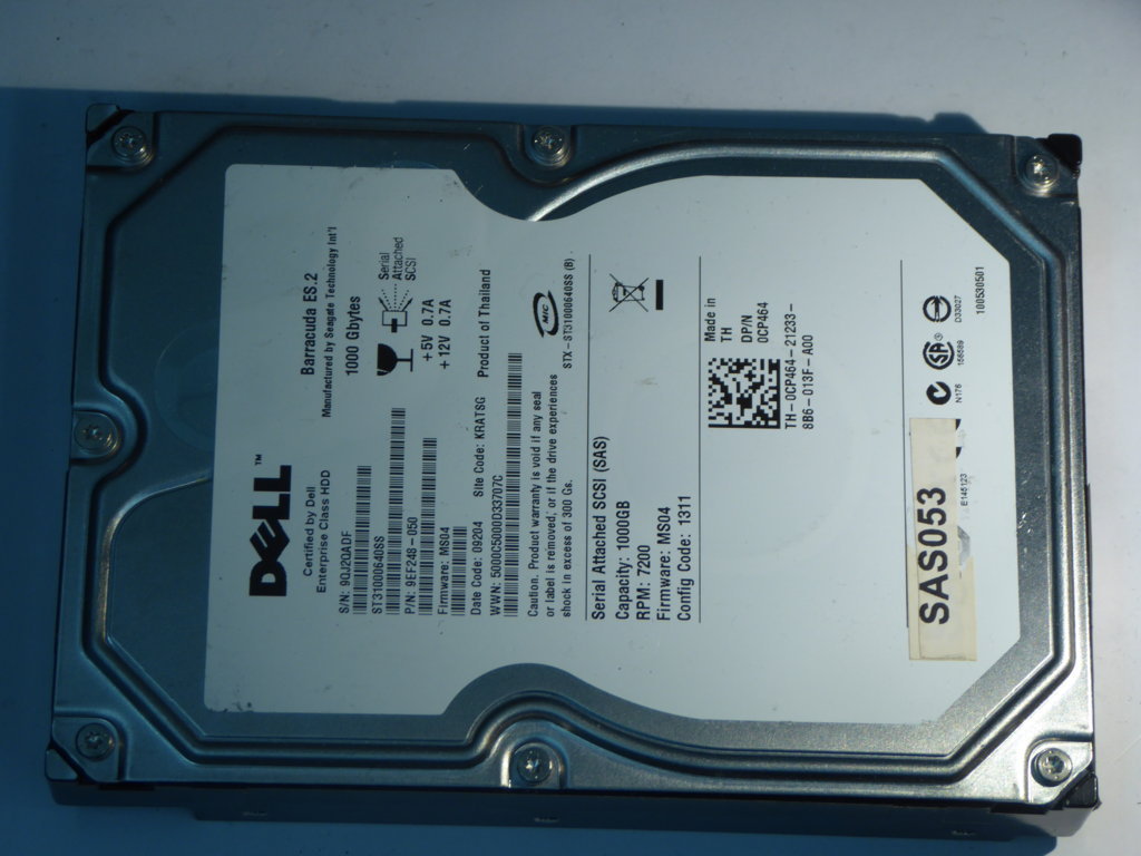 DELL ST31000640SS  9EF248-050 Drives