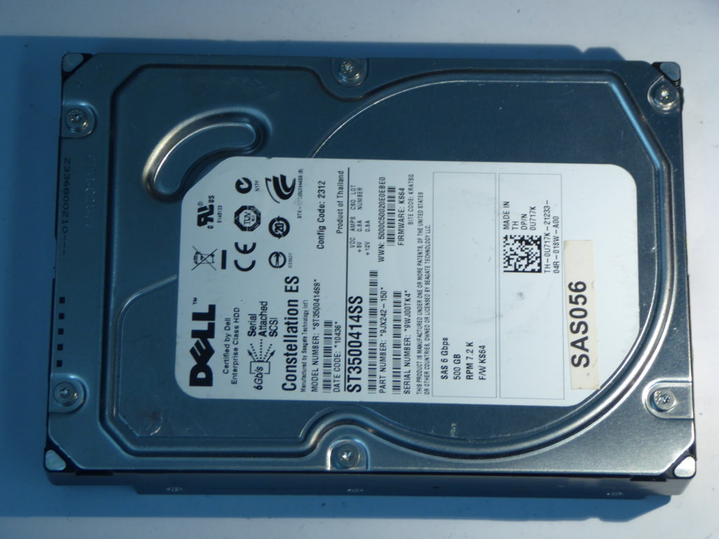 DELL ST3500414SS  9JX242-150 Drives
