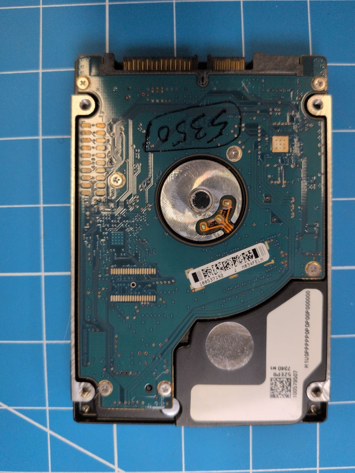 SG119 drive label (back)