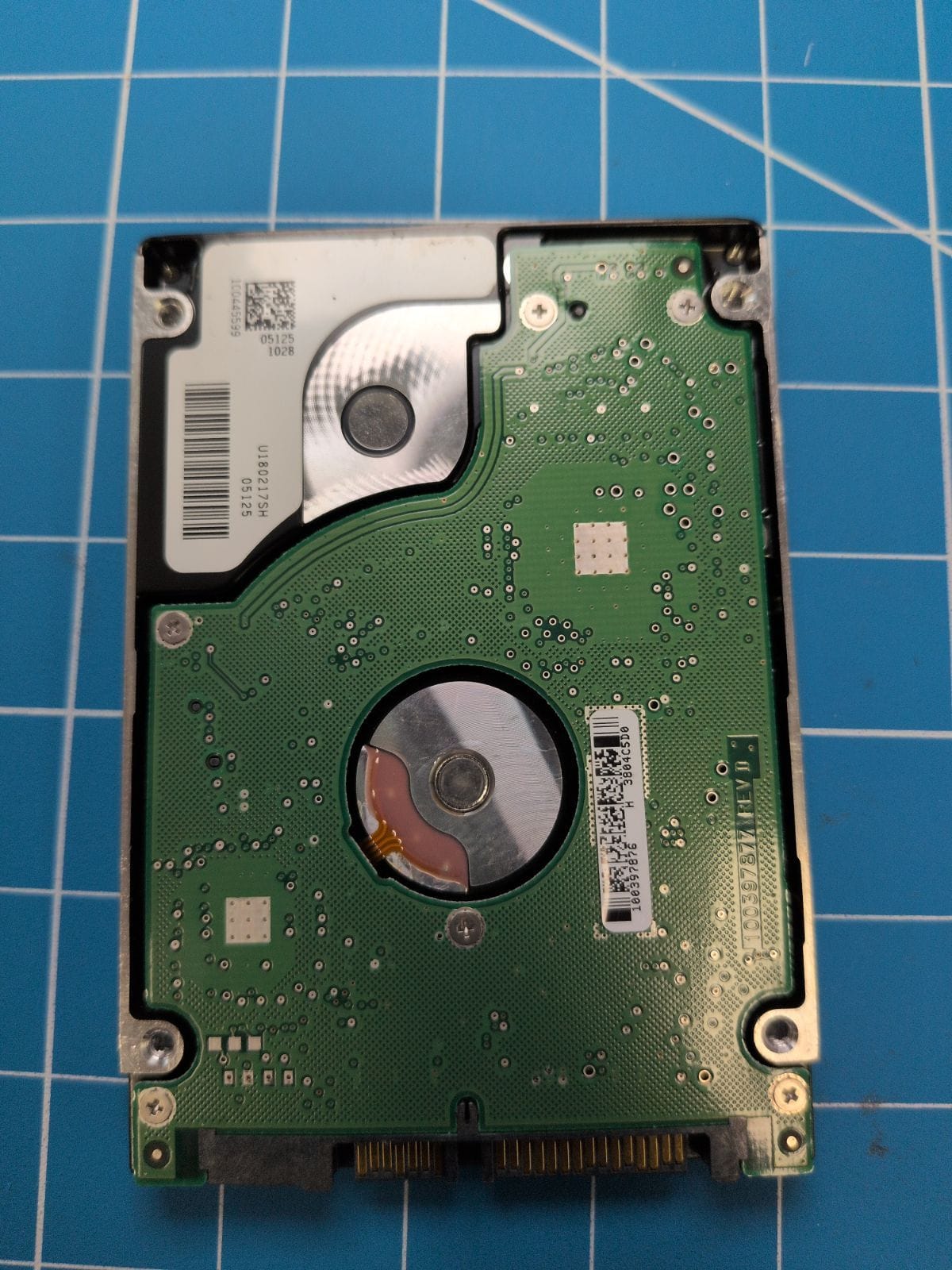 SG154 drive label (back)