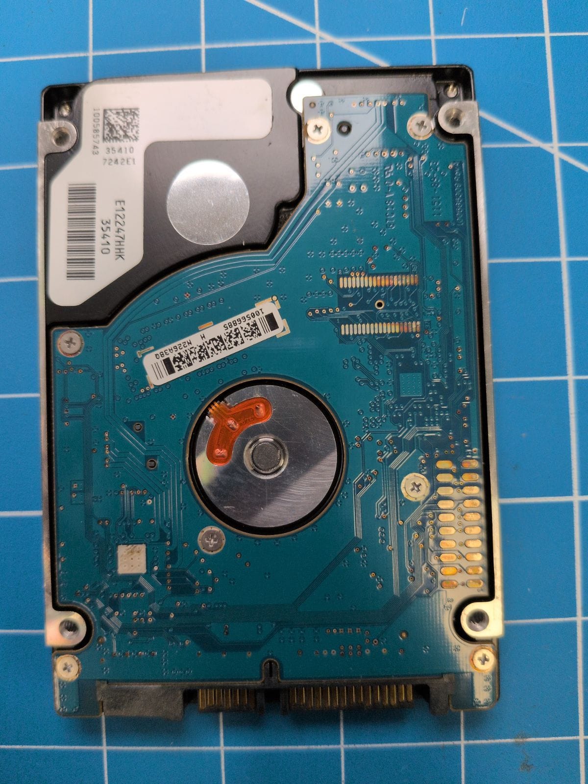 SG163 drive label (back)