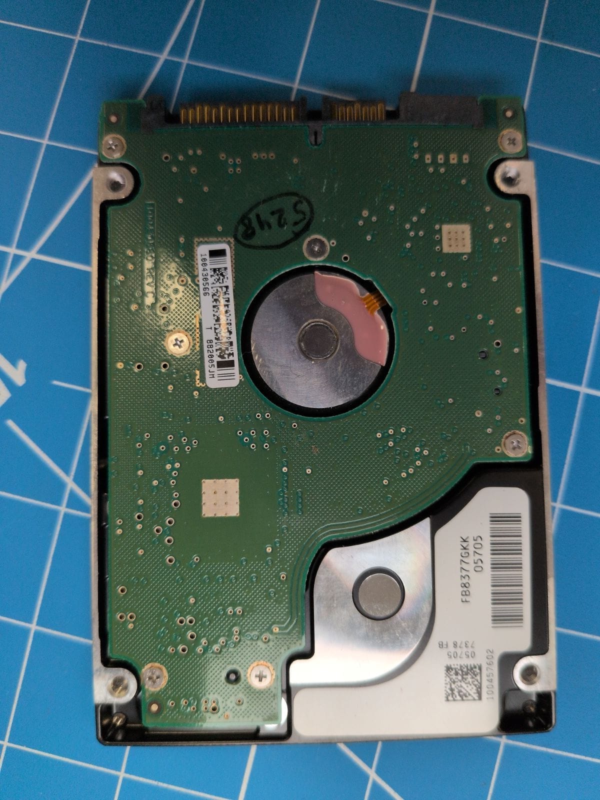 SG17 drive label (back)