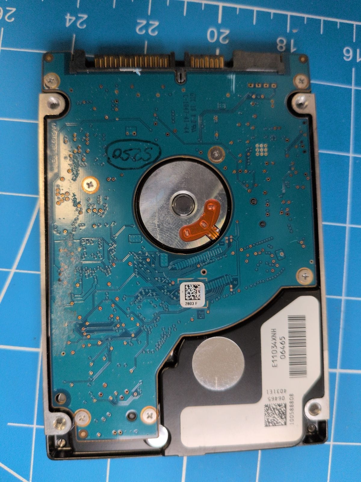 SG19 drive label (front)