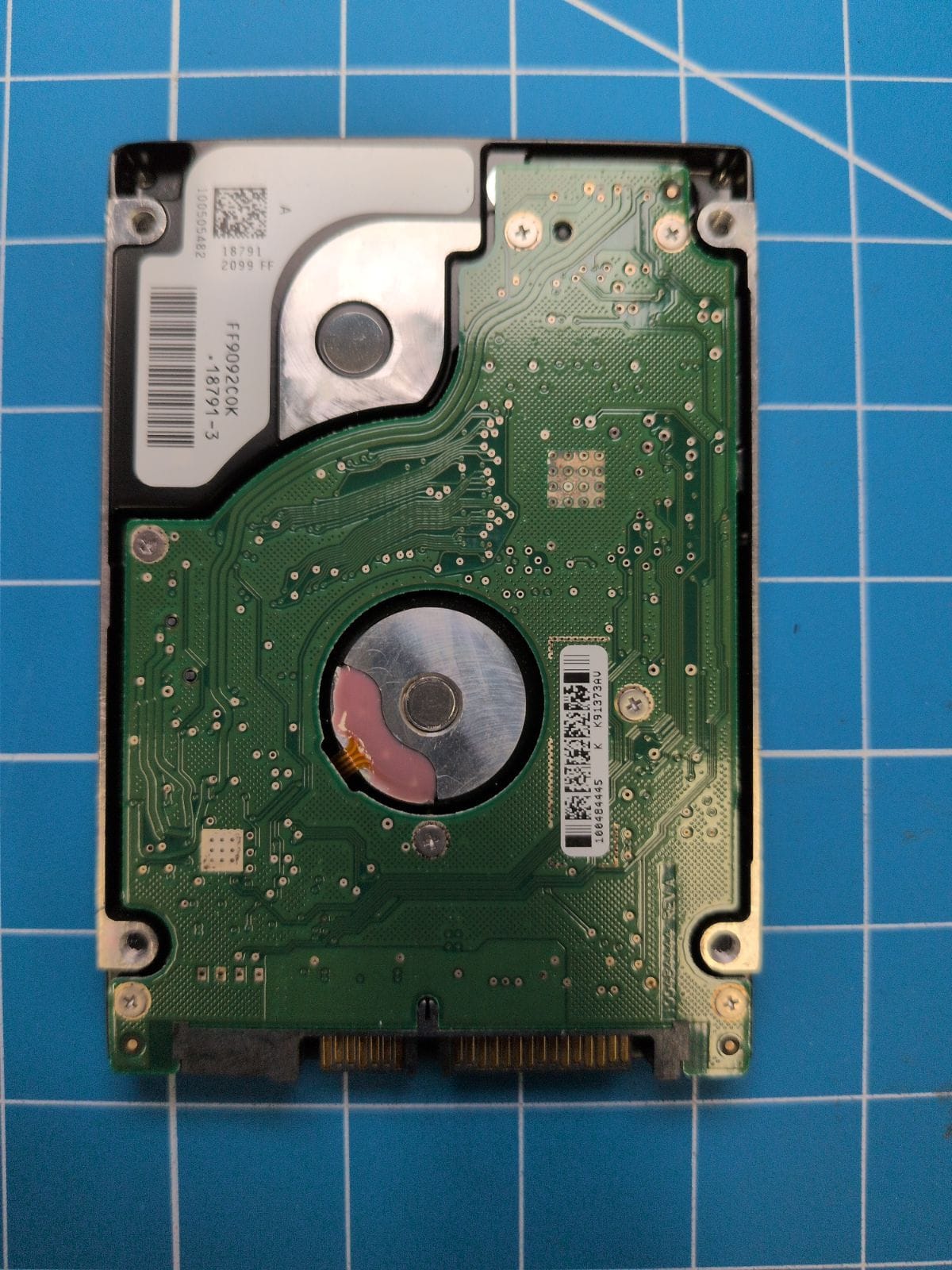 SG200 drive label (back)