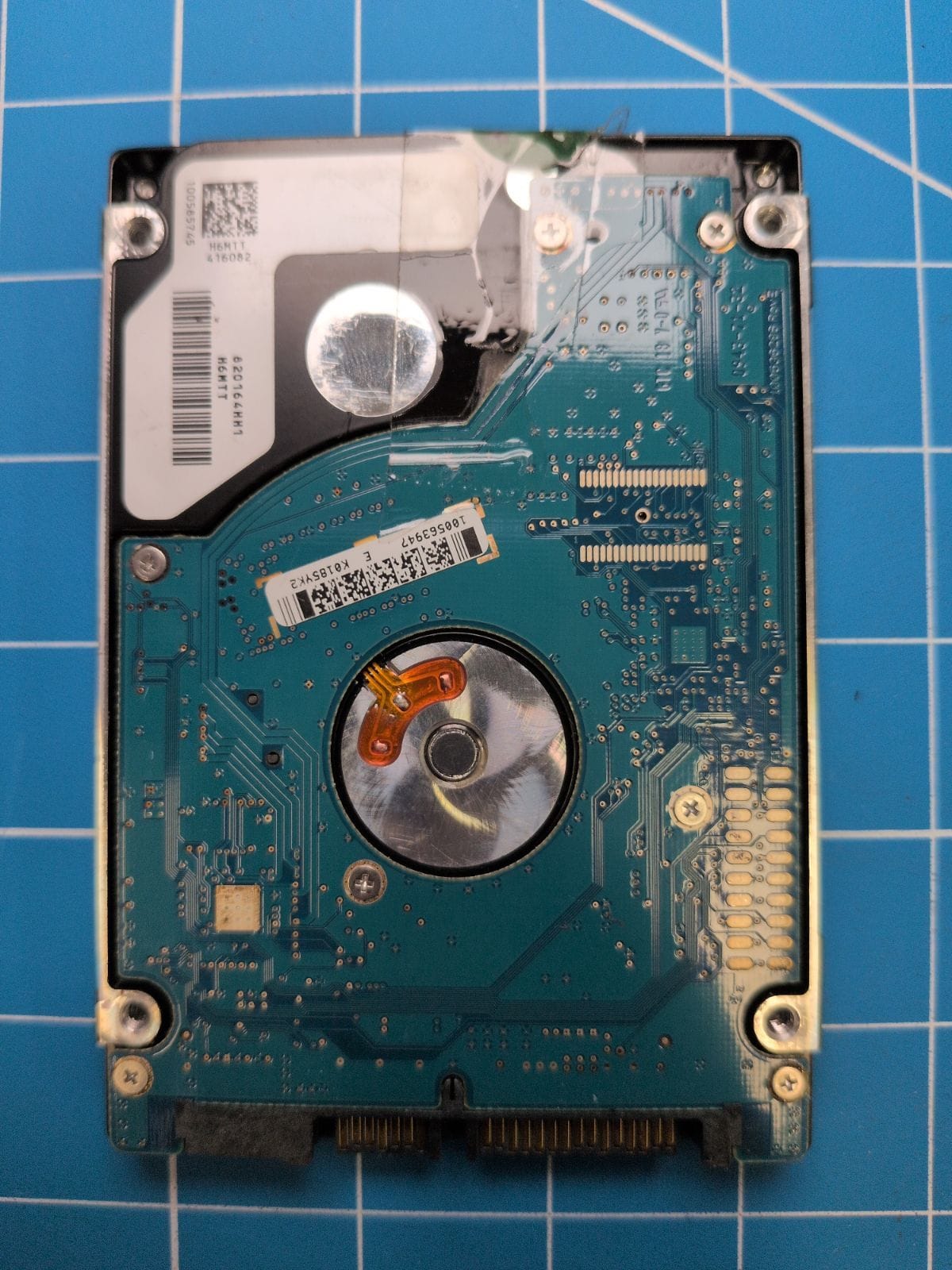SG201 drive label (back)